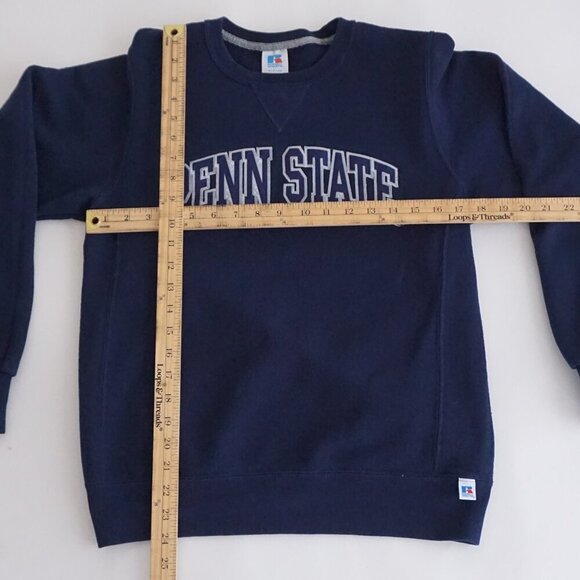 Russell Athletic Penn State Navy Crewneck Sweatshirt Collegiate S - Picture 3 of 10